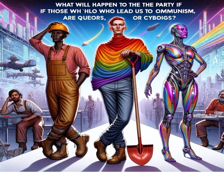 Τι θα απογίνει το κόμμα αν αυτοί/ες/α που μας οδηγήσουν στον κομμουνισμό, είναι βαριεστημένοι εργάτες, παρδαλοί ή cyborgs;