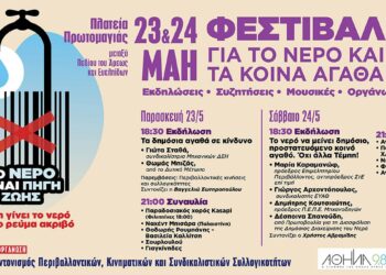 Φεστιβάλ για το Νερό και τα Κοινά Αγαθά: Ένα πρώτο βήμα για τον κοινό αγώνα για τα κοινά αγαθά