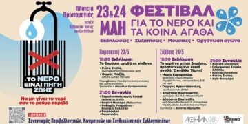 Φεστιβάλ για το Νερό και τα Κοινά Αγαθά: Ένα πρώτο βήμα για τον κοινό αγώνα για τα κοινά αγαθά